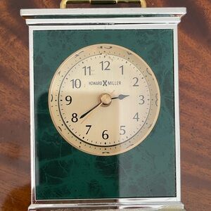 Vintage Howard Miller Carriage/Desk Clock